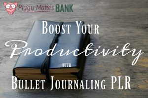 bullet journal plr