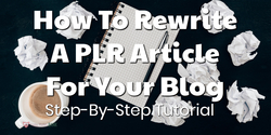 rewrite plr for blog
