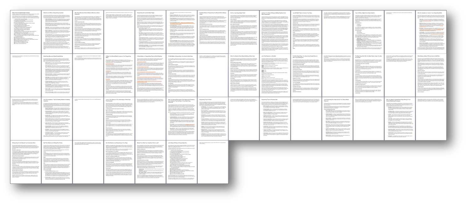 Growing Your Copywriting Chops Articles