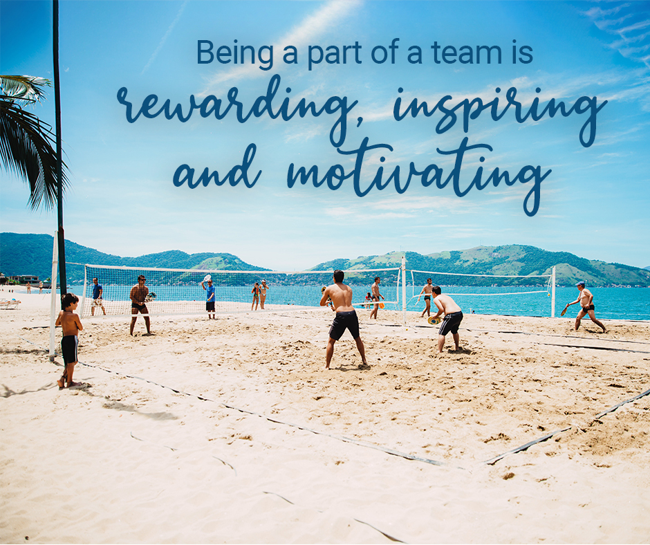 Being a part of a team