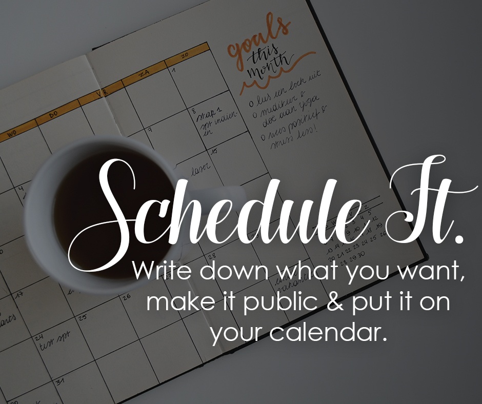 Schedule it