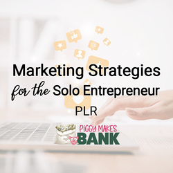 Marketing Strategies for the Solo Entrepreneur PLR