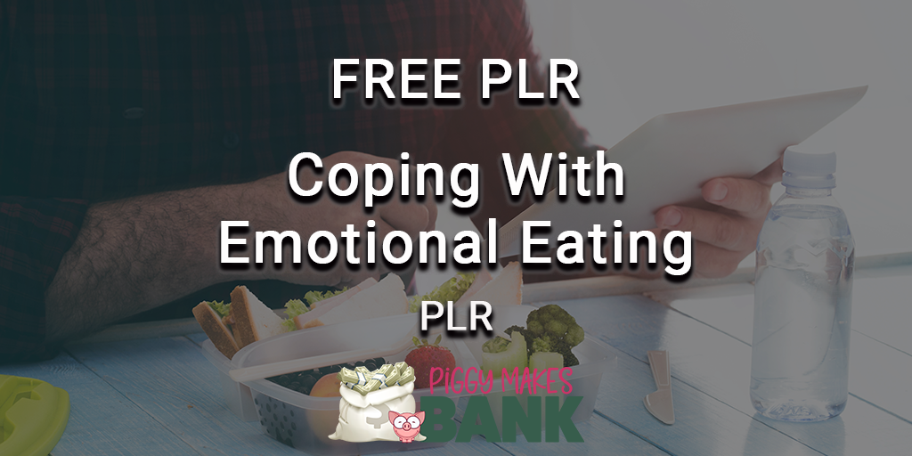 Free PLR Coping with Emotional Eating