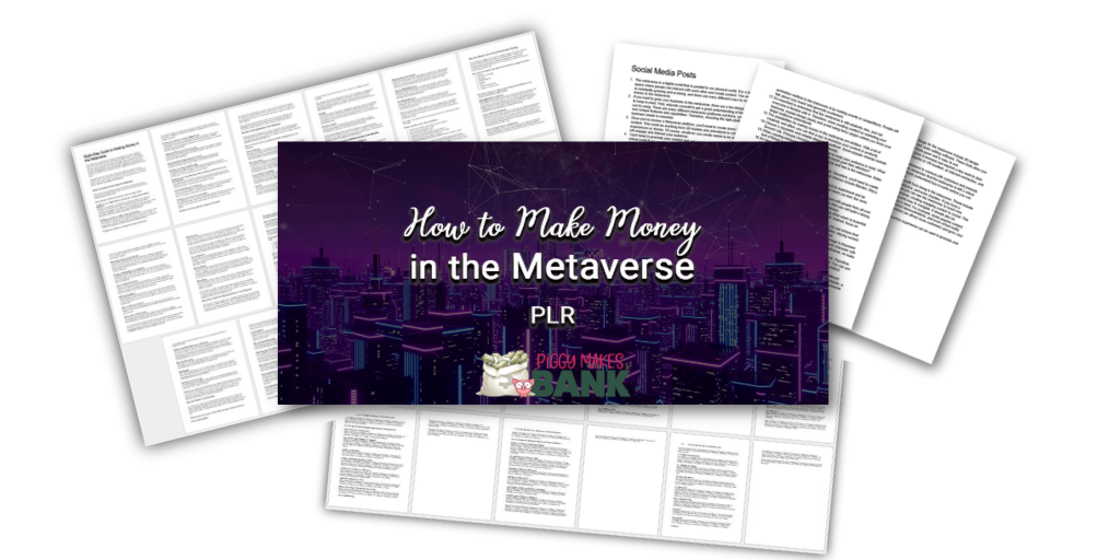 How to Make Money in the Metaverse - Piggy Makes Bank
