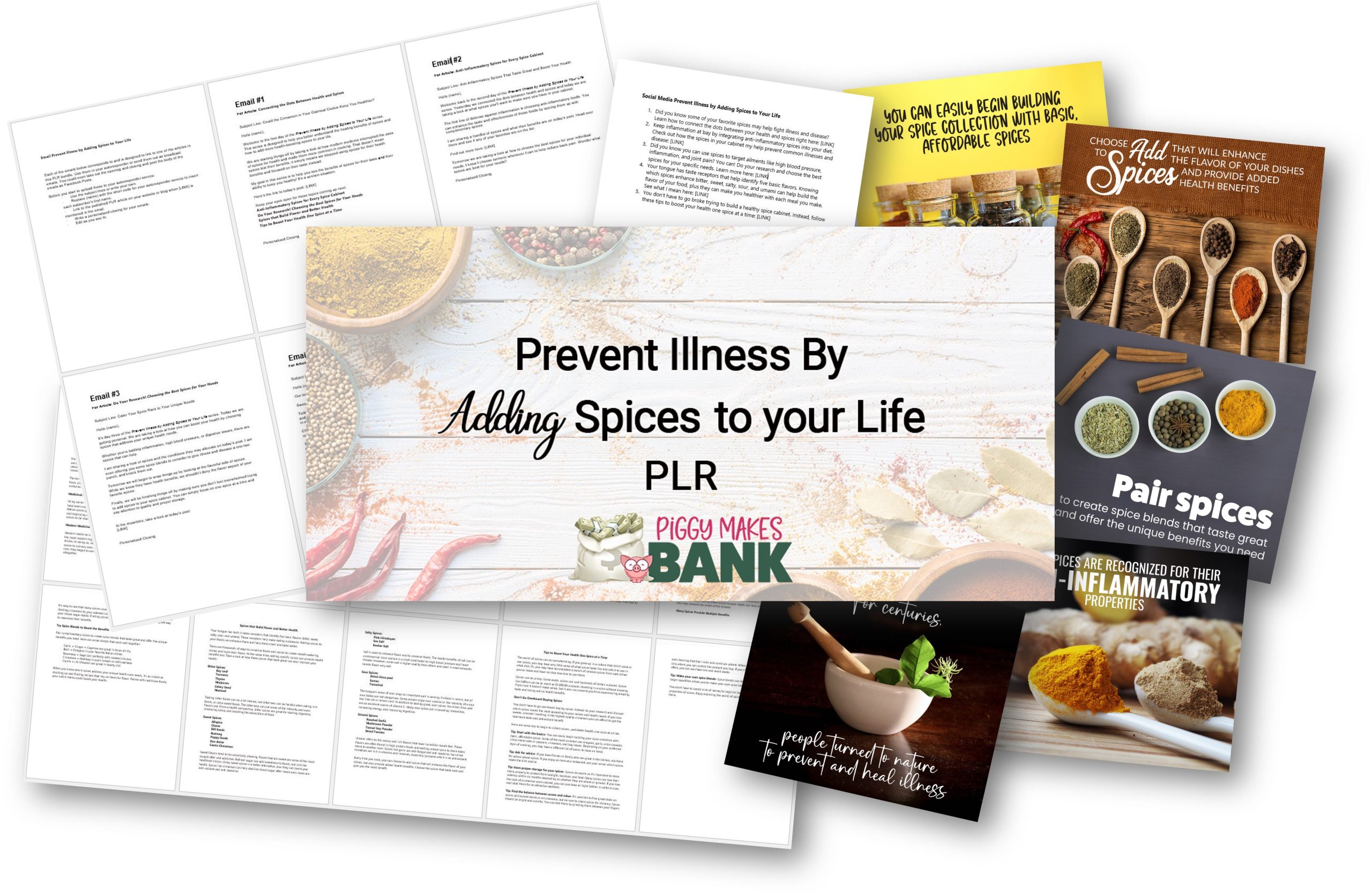Preventing Illness by Adding Spices PLR