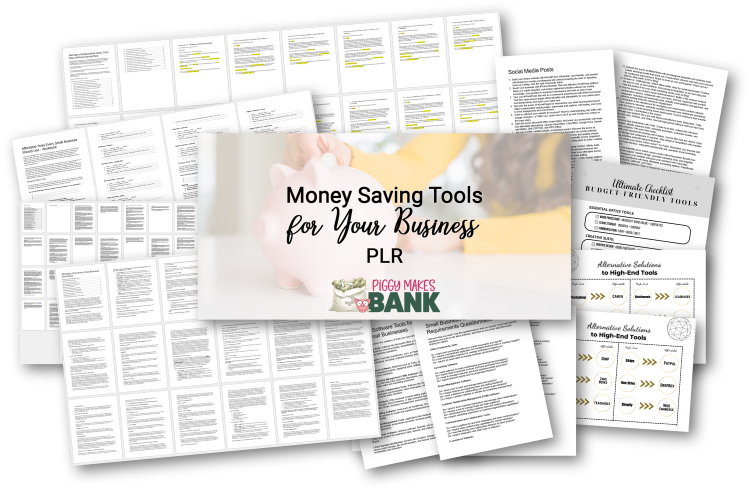 money saving tools for your business plr