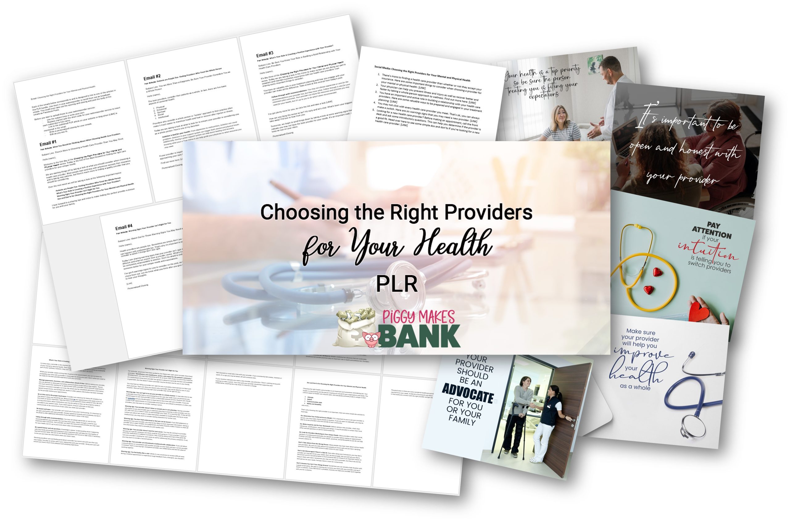 choosing the right providers for your health plr