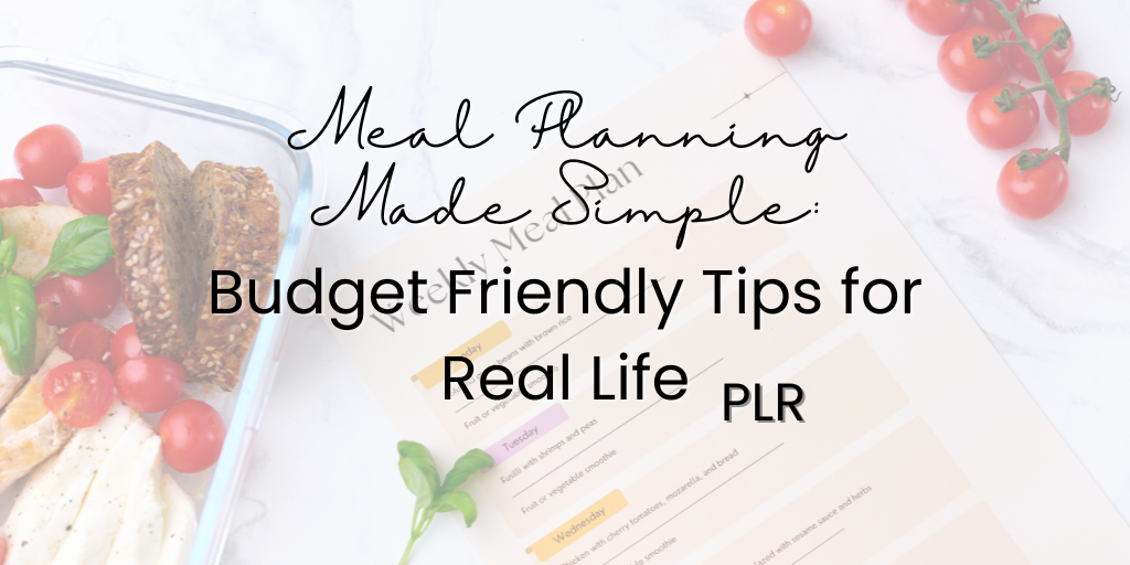 Meal Planning Product Image